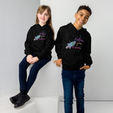 Rocket Dreams Eco Hoodie - Follow Your Dreams - Black - Kid's Hoodie