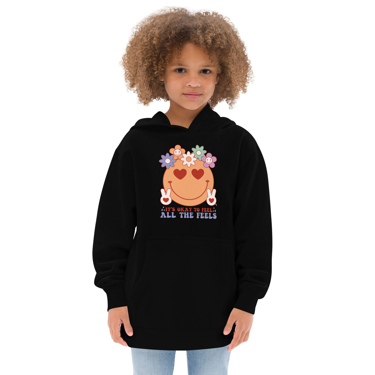 Feel All the Feels Kids Hoodie - - Kid's Hoodies