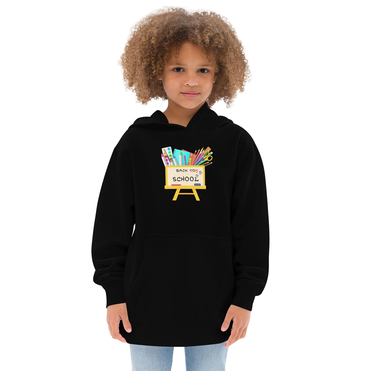 Colourful Adventures Await - Back to School Kids Hoodie - - Hoodies