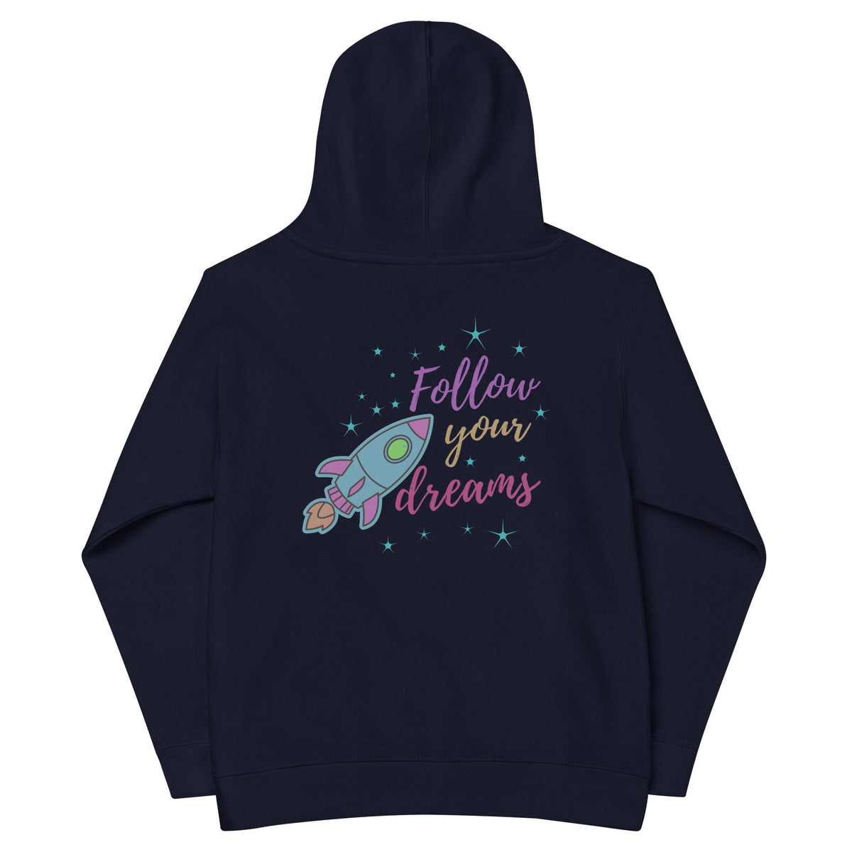 Rocket Dreams Eco Hoodie - Follow Your Dreams - - Kid's Hoodie