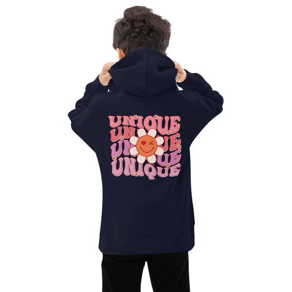 Unique Smiling Flowers Kids Hoodie - -