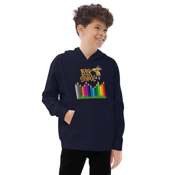 Colorful Adventures Await - Back to School Kids Hoodie - - Hoodies