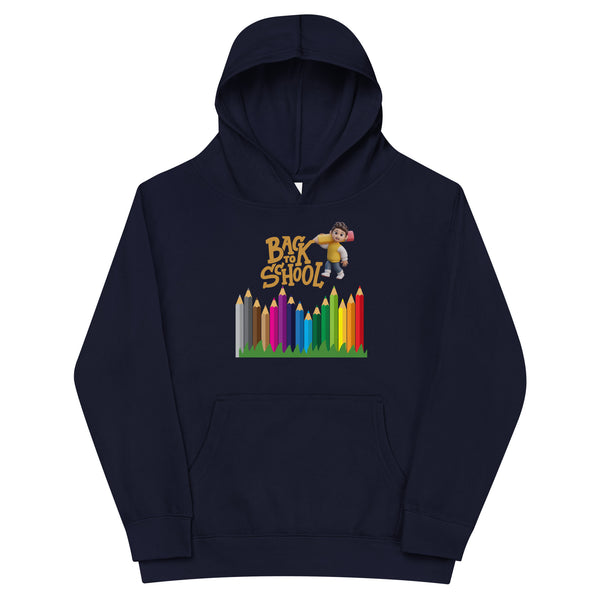 Colorful Adventures Await - Back to School Kids Hoodie - - Hoodies