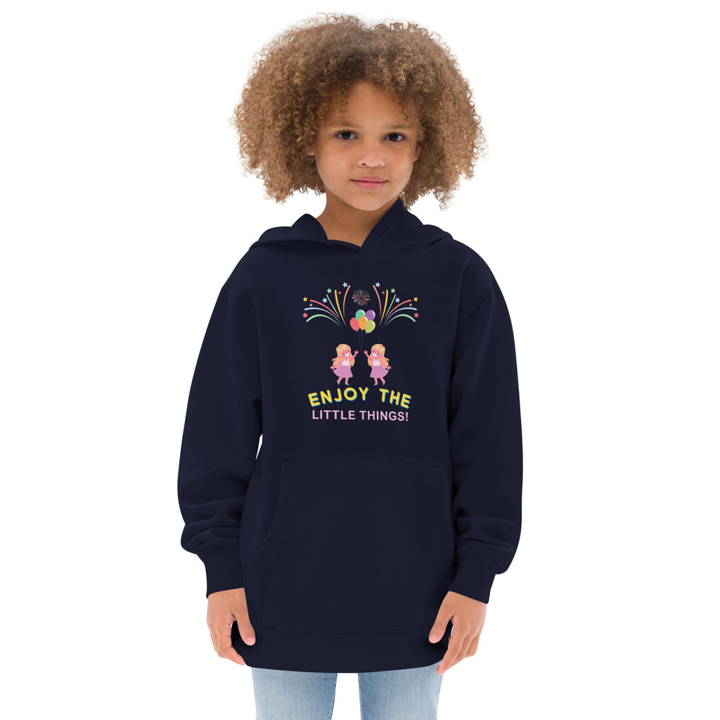 Enjoy the Little Things - Kids Eco Hoodie - Navy Blazer - Kid's Hoodies