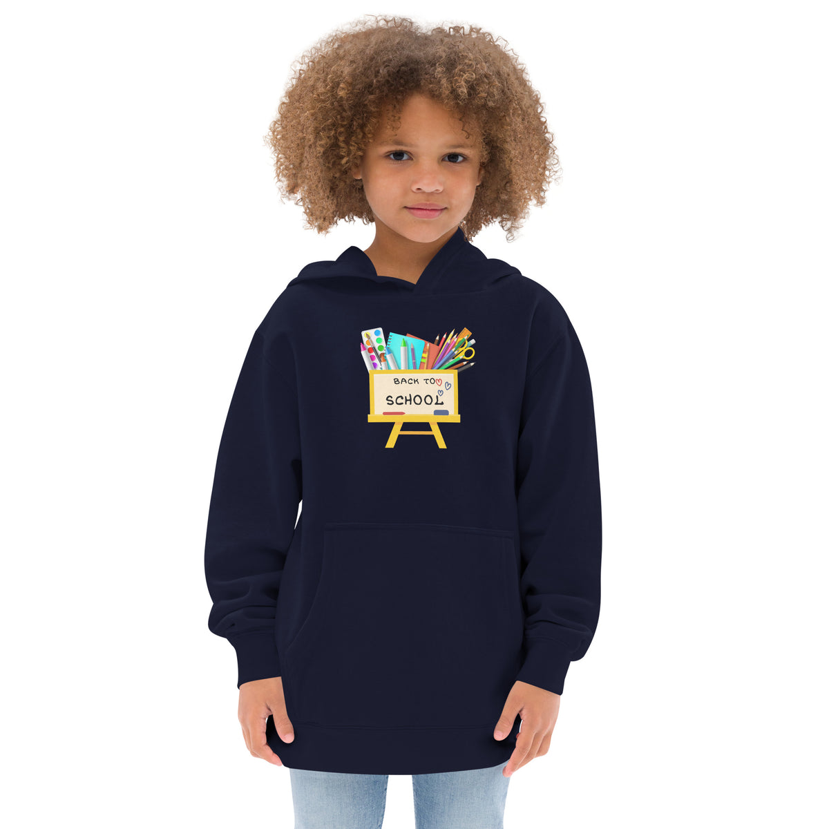 Colourful Adventures Await - Back to School Kids Hoodie - - Hoodies