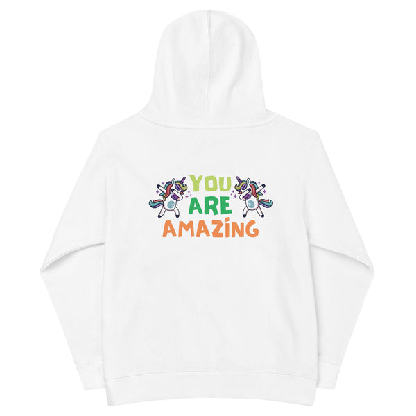 Unicorn Joy Eco Hoodie - You Are Amazing - - Kid's Hoodie