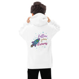 Rocket Dreams Eco Hoodie - Follow Your Dreams - - Kid's Hoodie