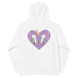 Bunny Love Eco Hoodie - Heartfelt Happiness - - Kid's Hoodie