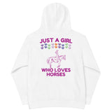 Just a Girl Who Loves Horses Kids Eco Hoodie - - Kid's Hoodie