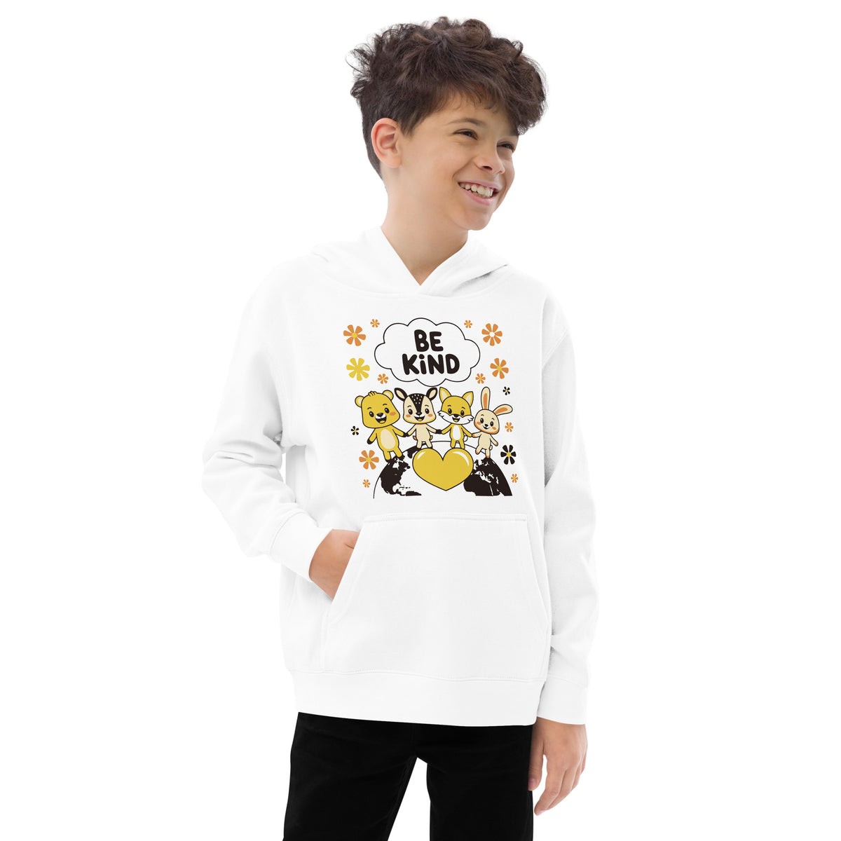 Animal Friends – Uplifting Kids Hoodie Gift - - Kid's Hoodies