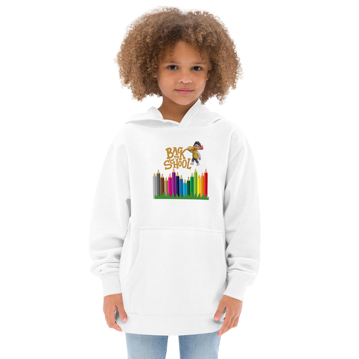 Colorful Adventures Await - Back to School Kids Hoodie - - Hoodies