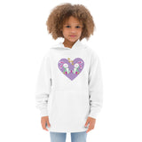 Bunny Love Eco Hoodie - Heartfelt Happiness - - Kid's Hoodie