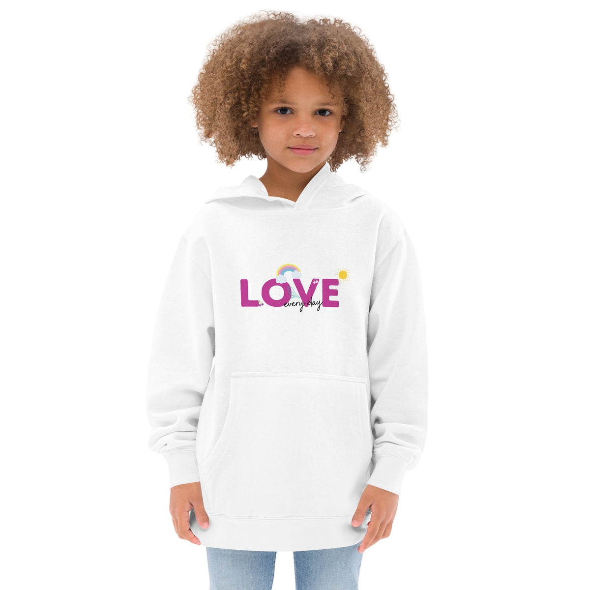 Love Every Day Kids Eco Hoodie - - Kid's Hoodie