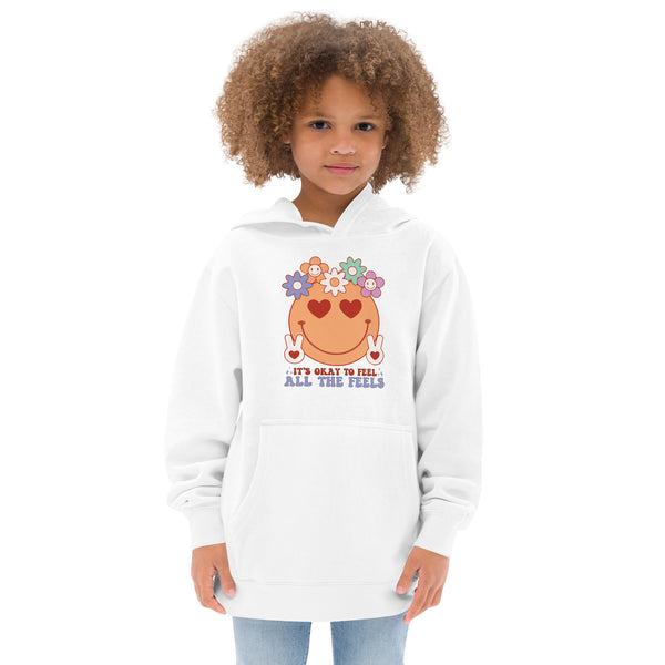 Feel All the Feels Kids Hoodie - - Kid's Hoodies