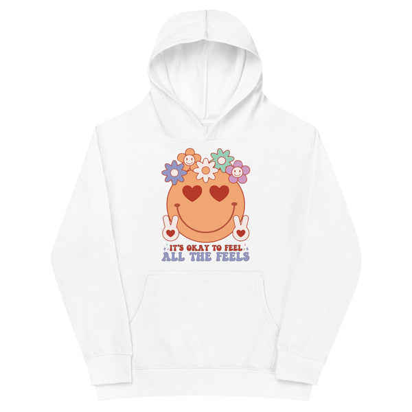 Feel All the Feels Kids Hoodie - - Kid's Hoodies