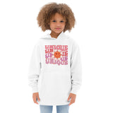 Unique Smiling Flowers Kids Hoodie - -