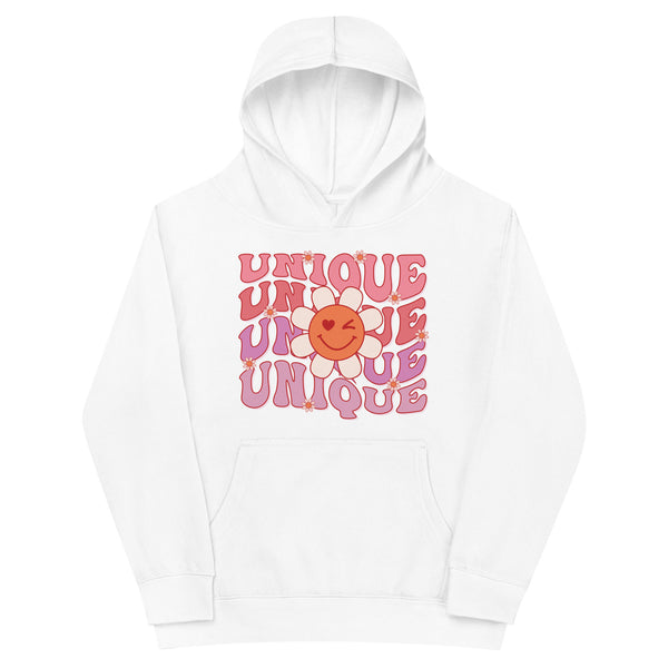 Unique Smiling Flowers Kids Hoodie - -