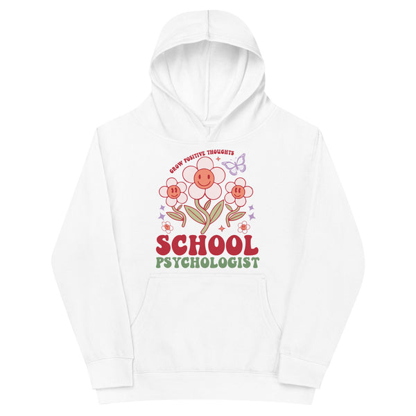 Grow Positive Thoughts Kids Hoodie - -