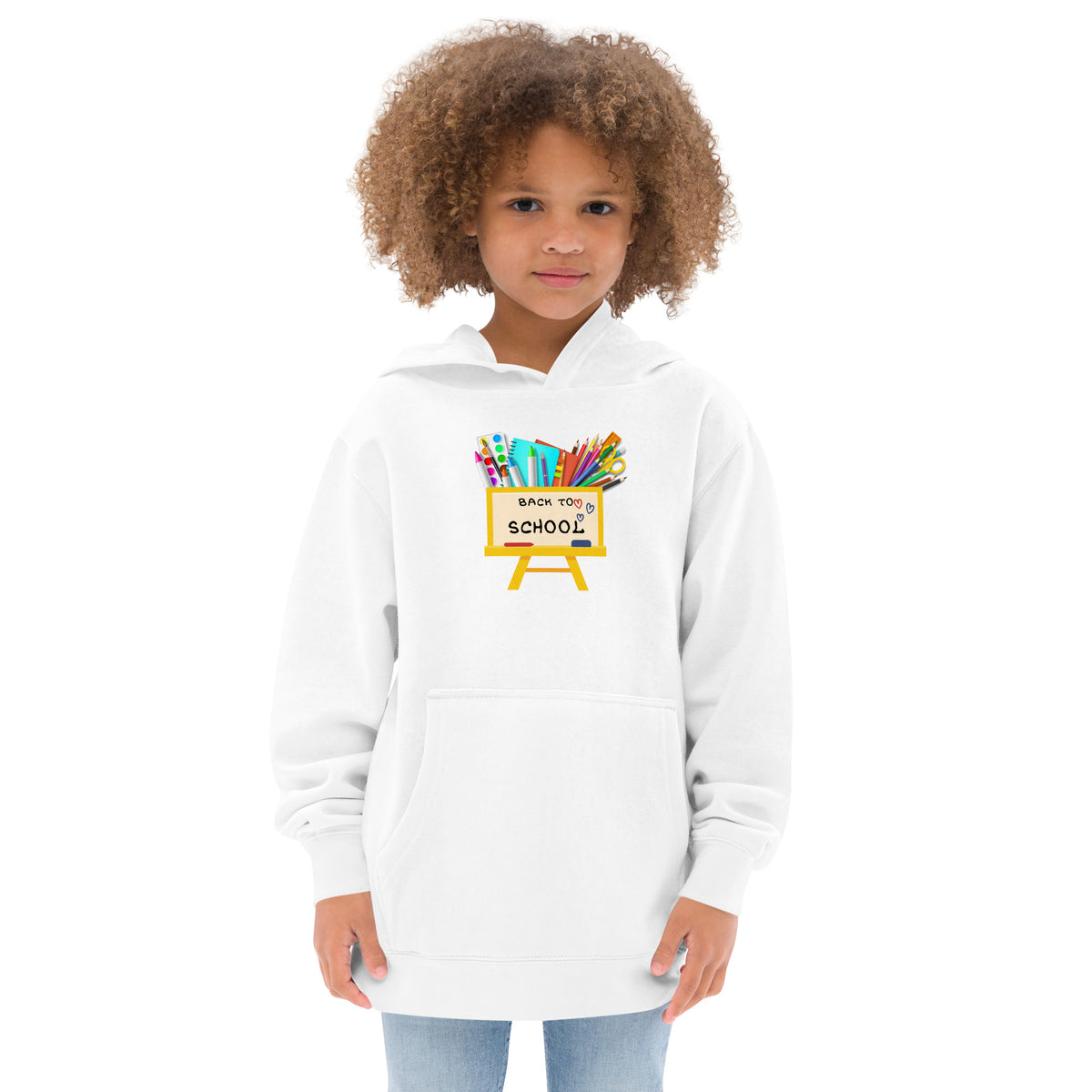 Colourful Adventures Await - Back to School Kids Hoodie - - Hoodies