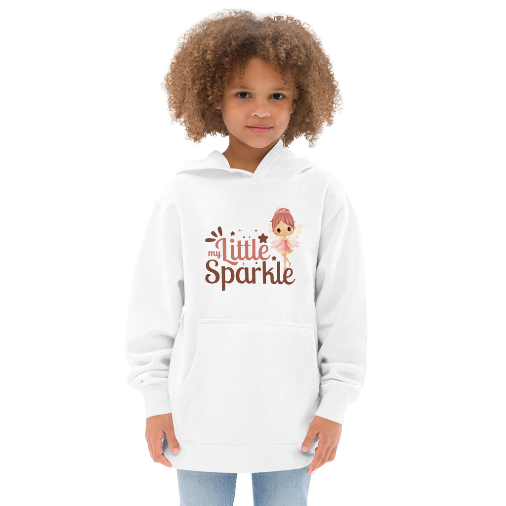 My Little Sparkle - Enchanting Fleece Hoodie for Kids - White - Hoodies