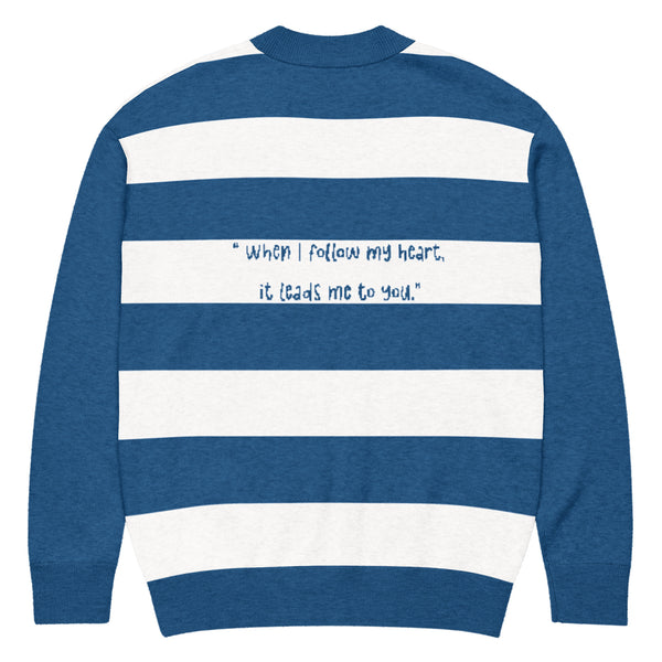 Stripes of Love – Cozy Cardigan Gift - - Long Sleeves T-shirts