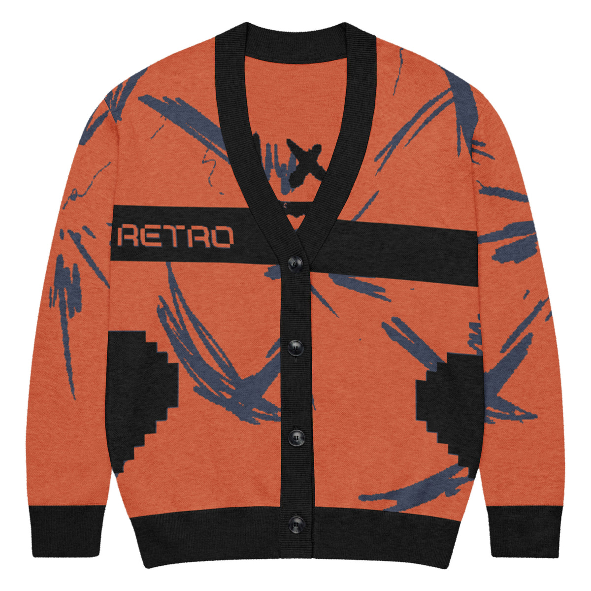 Nostalgia Mode – Retro Knitwear Gift - L - Long Sleeve T-shirts