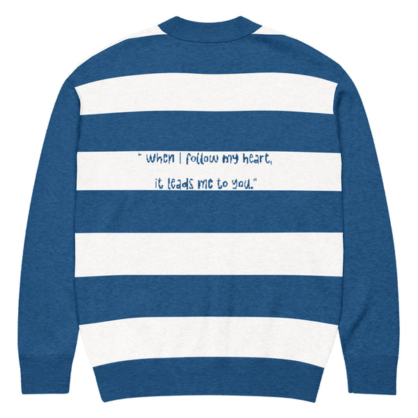 Stripes of Love – Cozy Cardigan Gift - - Long Sleeves T-shirts