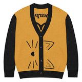 Whisker Warmth – Gift Knit Cardigan for Cat Lovers - M - Long Sleeves T-shirts