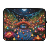 Serene Night - Mystic Lantern Laptop Case - Default Title - Laptop Cases