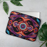 Cosmic Gaze- Psychedelic Art Laptop Sleeve - 15″ - Laptop Sleeves