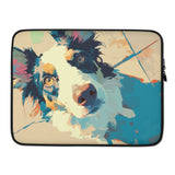 Joyful Pup - Abstract Dog Art Sleeve - 15″ - Laptop Sleeves