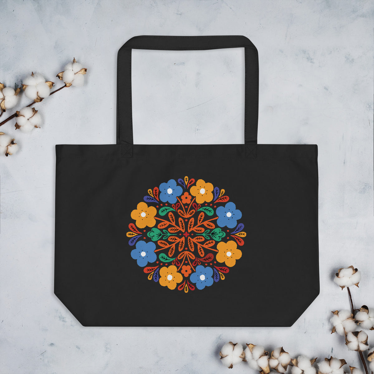 Floral Harmony - Carry Your Memories in Style - Default Title - Tote Bags