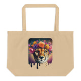 Wild Blooms - Cheetah Flower Crown Tote - Default Title - Tote Bags