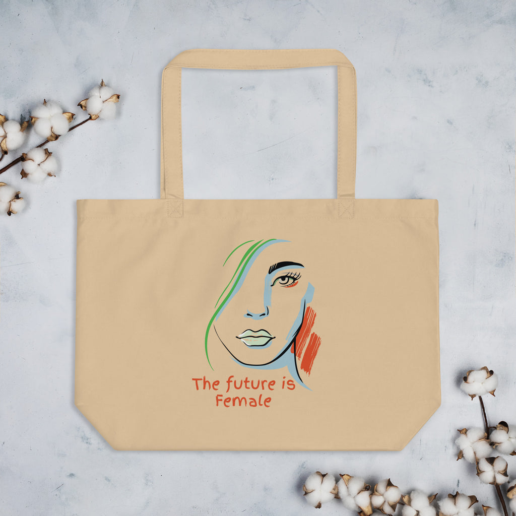 Empowerment Art - Future is Female Tote - Default Title - Tote Bags