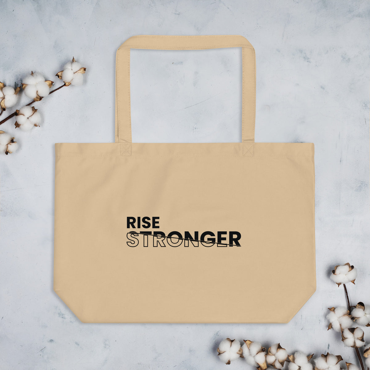 Rise Stronger - Empowerment Tote Bag - Default Title - Tote Bags