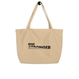 Rise Stronger - Empowerment Tote Bag - - Tote Bags