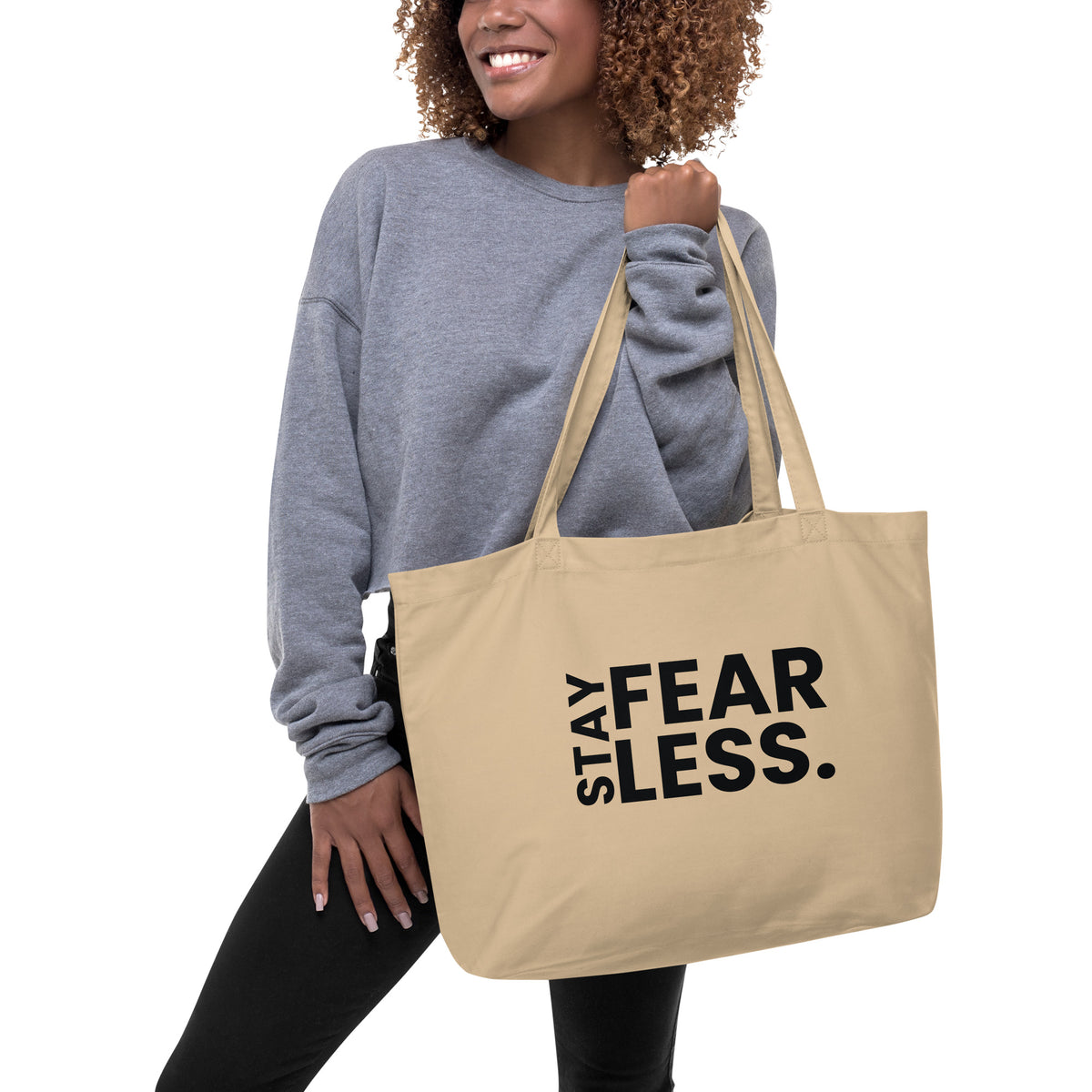 Empower Your Day - Stay Fearless Organic Bag - Default Title - Tote Bags