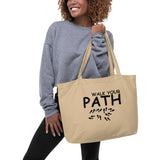 Walk Your Path - Inspiring Organic Tote Bag - - Tote Bags