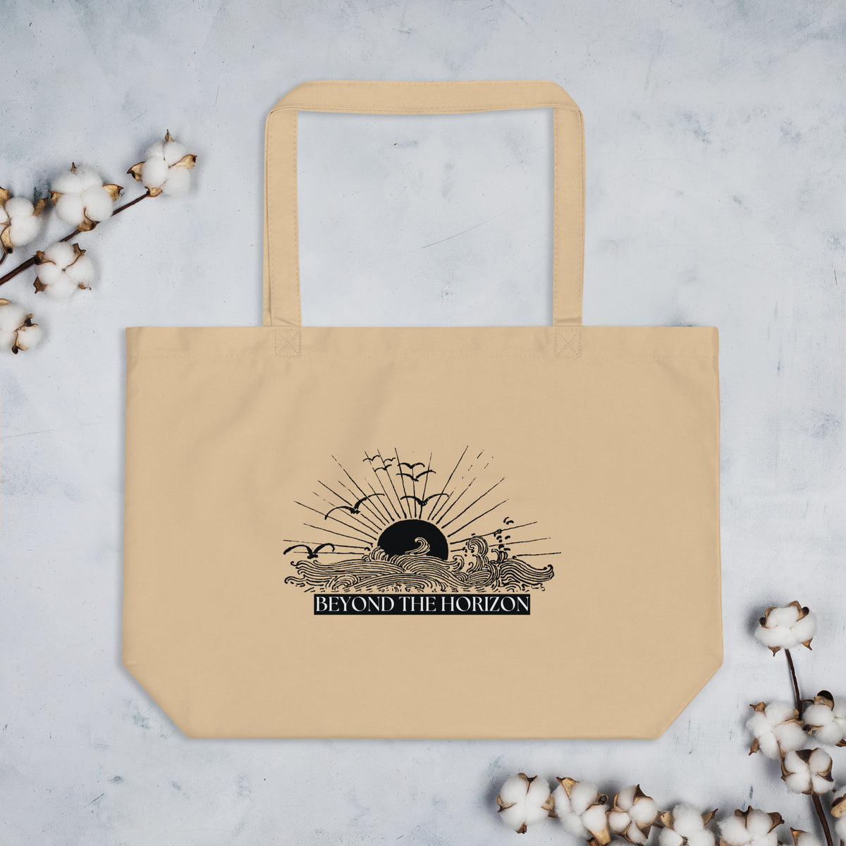 Beyond the Horizon - Adventure-Inspired Organic Tote - Default Title - Tote Bags