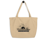 Beyond the Horizon - Adventure-Inspired Organic Tote - - Tote Bags