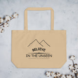 Believe in the Unseen - Inspirational Organic Tote - Default Title - Tote Bags