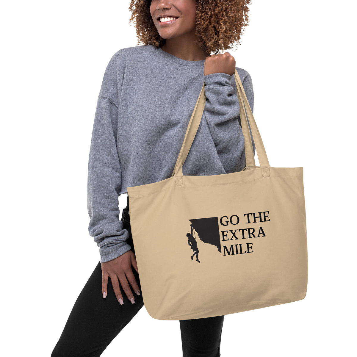 Push Your Limits - Go the Extra Mile Tote Bag - - Tote Bags