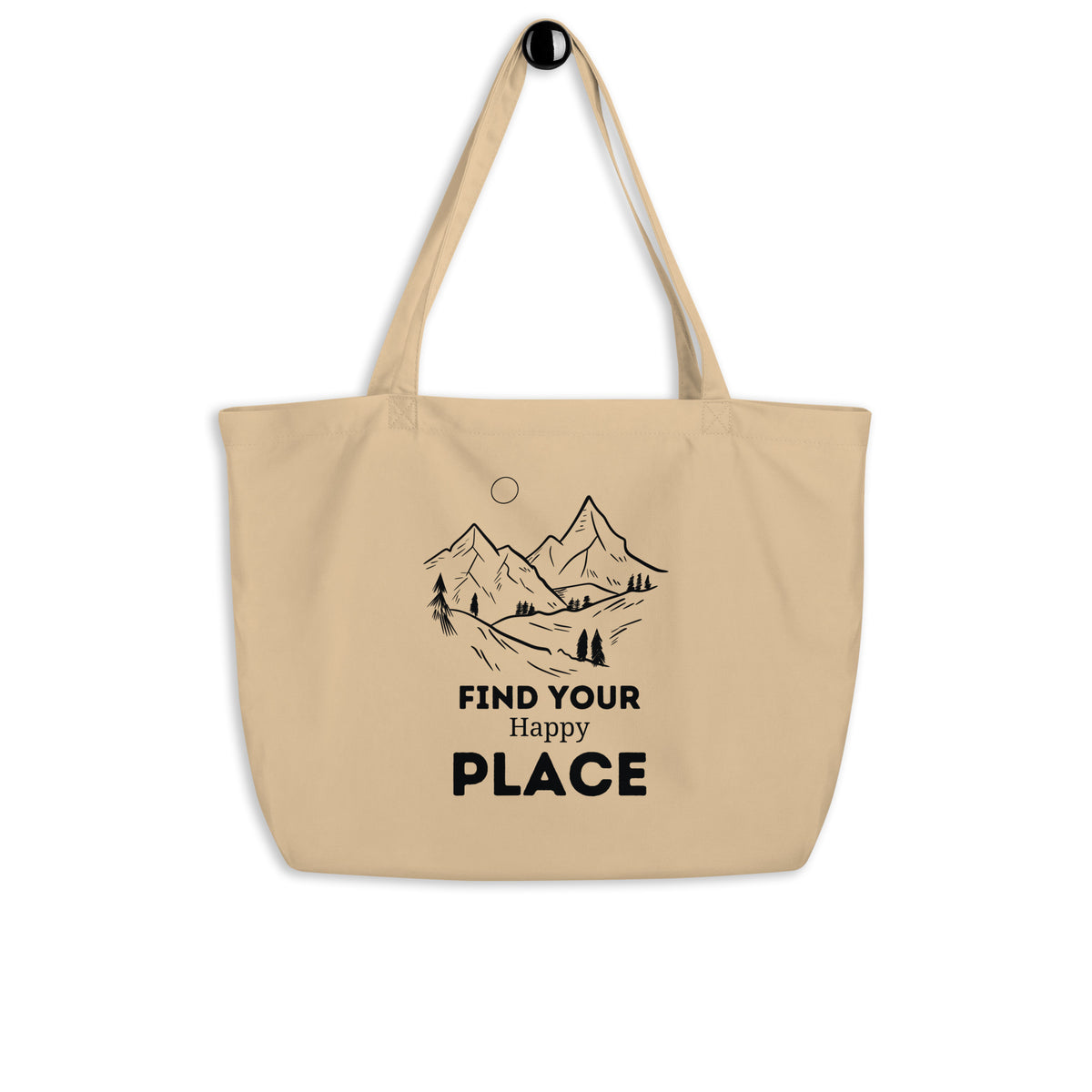 Tranquil Moments - Find Your Happy Place Tote Bag - - Tote Bags