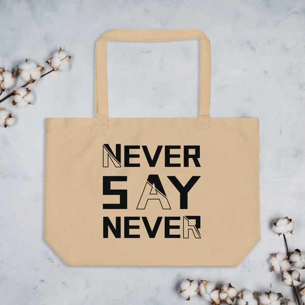 Persevere with Style - Never Say Never Tote Bag - Default Title - Tote Bags