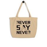 Persevere with Style - Never Say Never Tote Bag - - Tote Bags