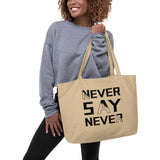 Persevere with Style - Never Say Never Tote Bag - - Tote Bags