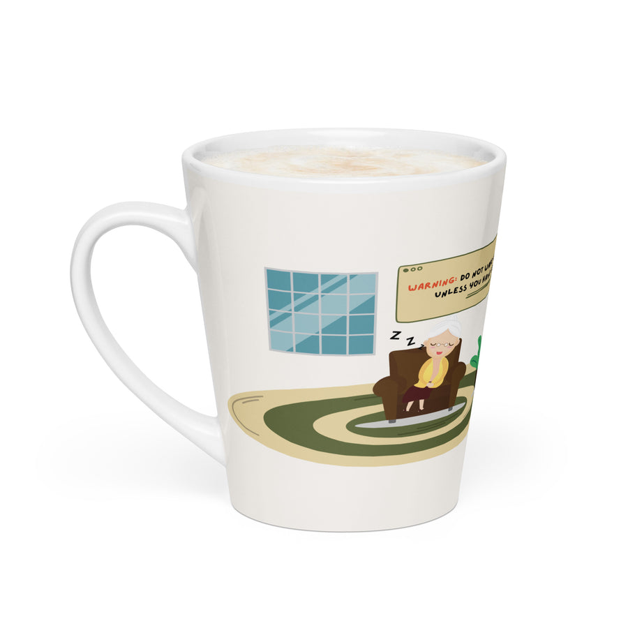 Coffee with Grandma - Embrace the Warmth of Memories - - Latte Mug