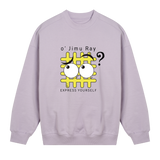 Cheeky Waffle Face Sweatshirt - Lavender women - Sweatshirts