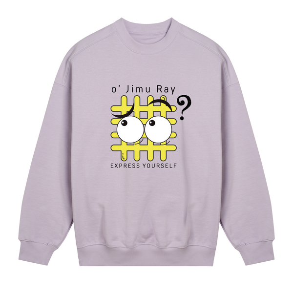 Cheeky Waffle Face Sweatshirt - Lavender women - Sweatshirts