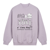 Express Happiness - Oversized Sweatshirt - Lavender women - Sweatshirts